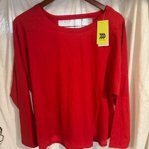 All In Motion | Women's Red Long Sleeve Shirt | XXL